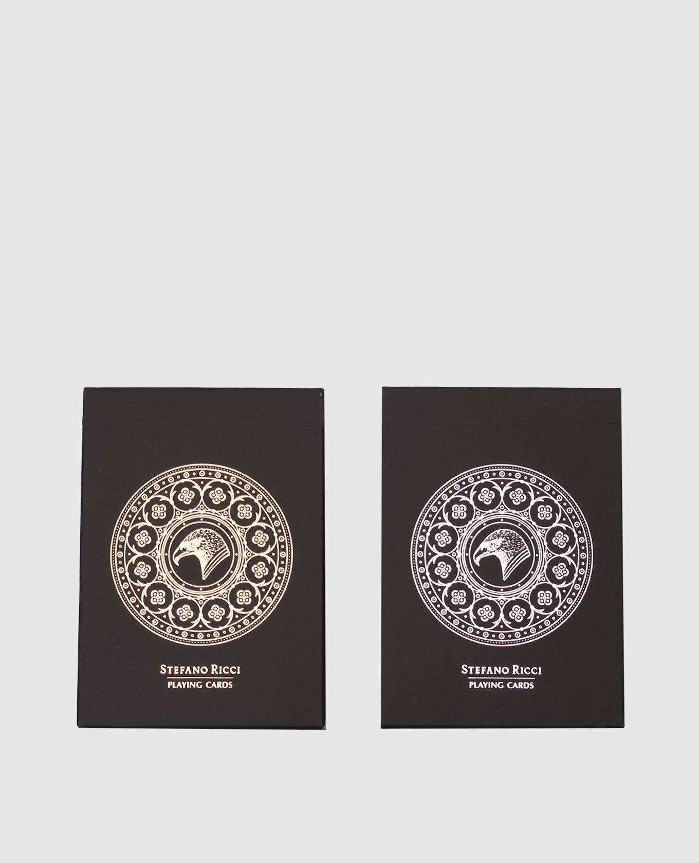 

Set of two decks of playing cards Stefano Ricci, Black