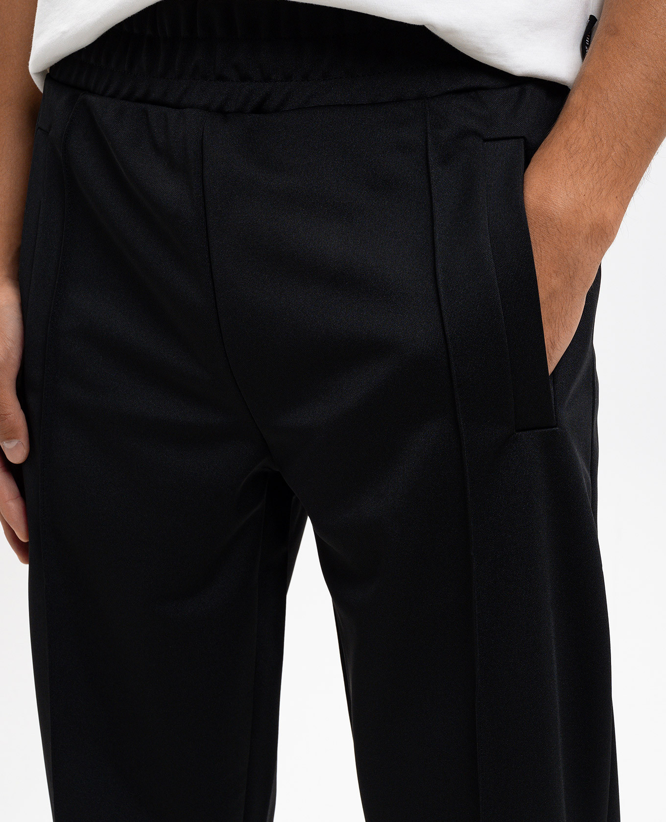 Black sweatpants with logo print Palm Angels 5