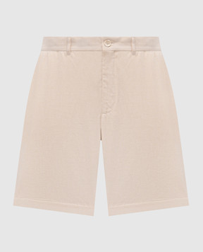 Brunello Cucinelli Beige corduroy shorts MH257U0010