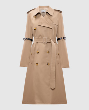 Coperni Gabardina cruzada beige COPM21836