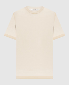 The Row Iwona yellow wool T-shirt 8456Y590