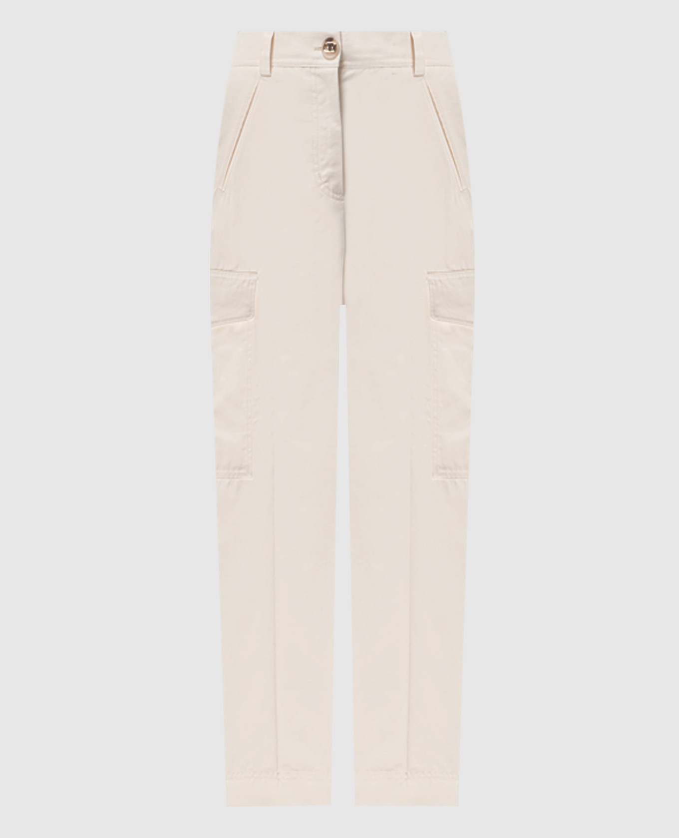 Beige cargo with emblem Twinset