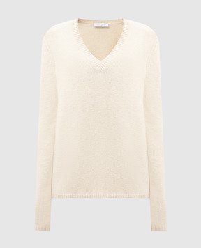 Gabriela Hearst Isiah beige cashmere pullover 1249745A090