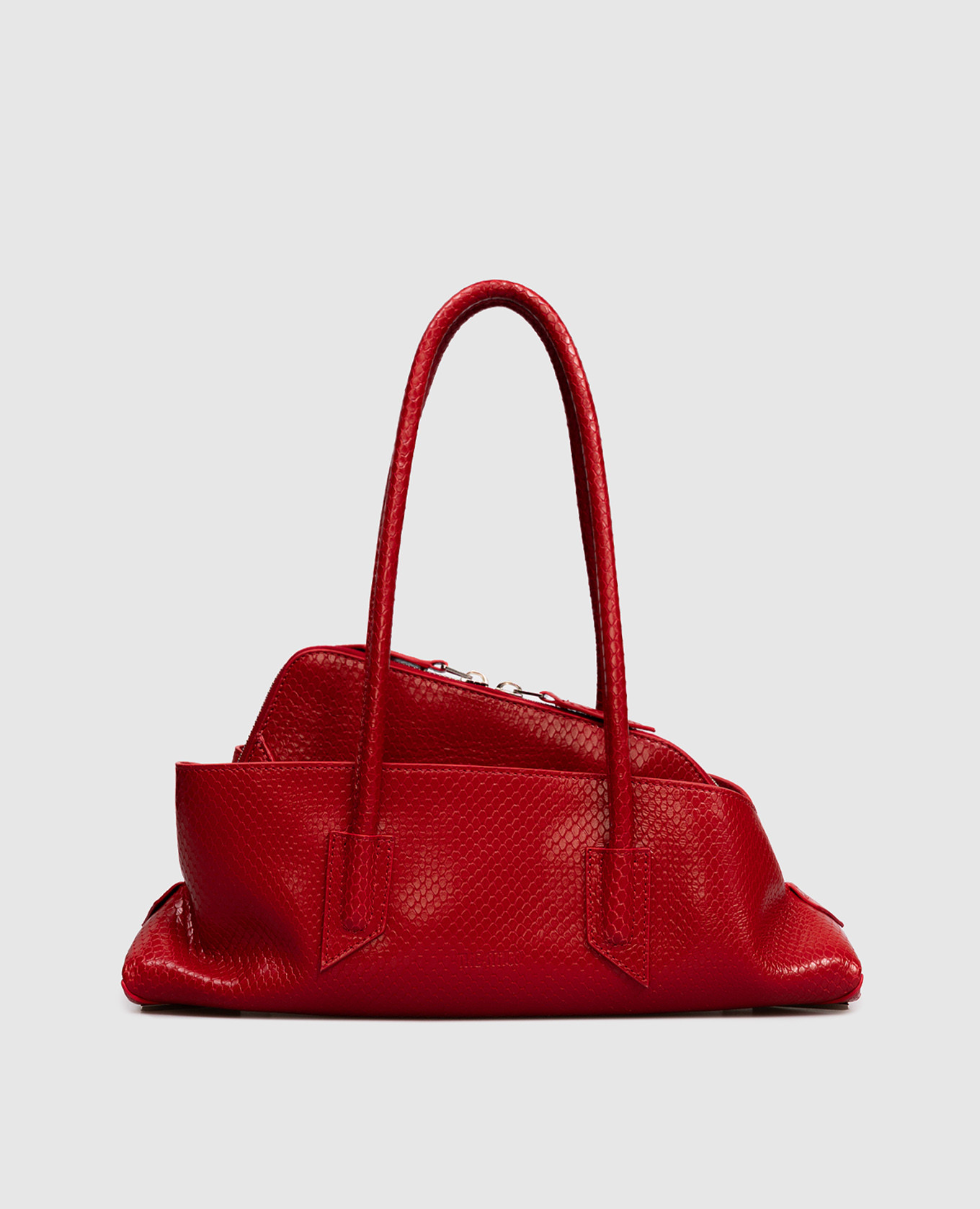 

La Passeggiata red leather tote bag The Attico