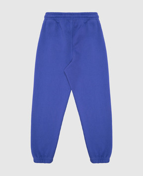 Off-White Kids' purple joggers with logo OGCH001S25FLE002