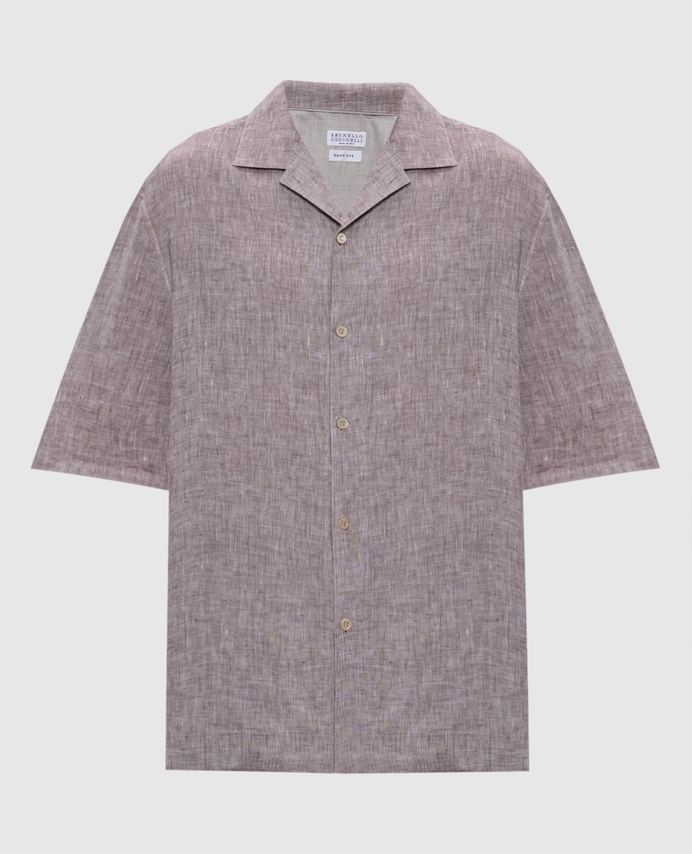 

Brown linen shirt Brunello Cucinelli