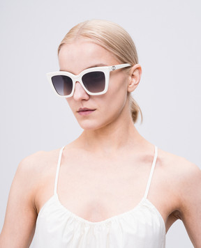Twinset White sunglasses with logo 999TZ5063