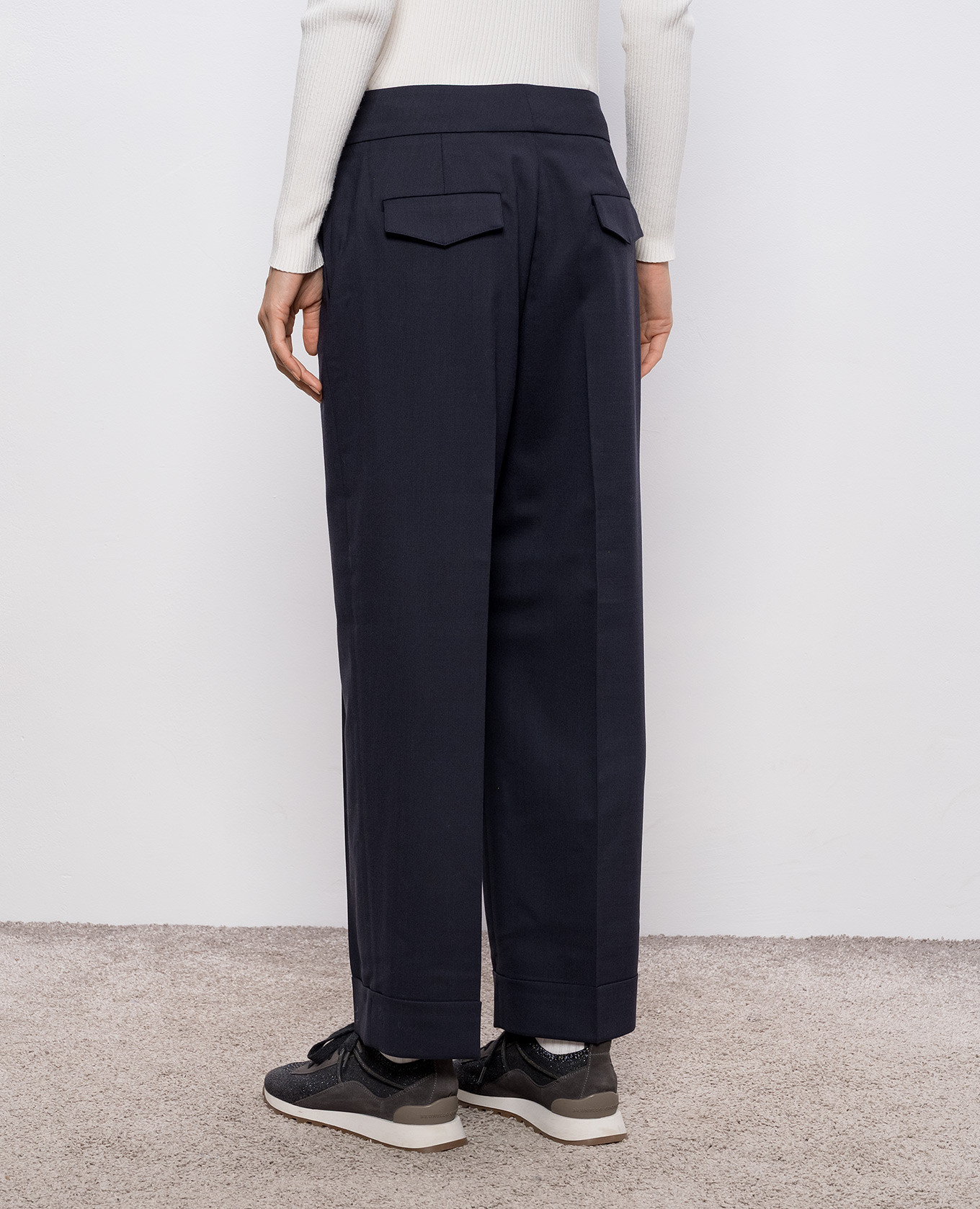 

Blue pants with wool Peserico