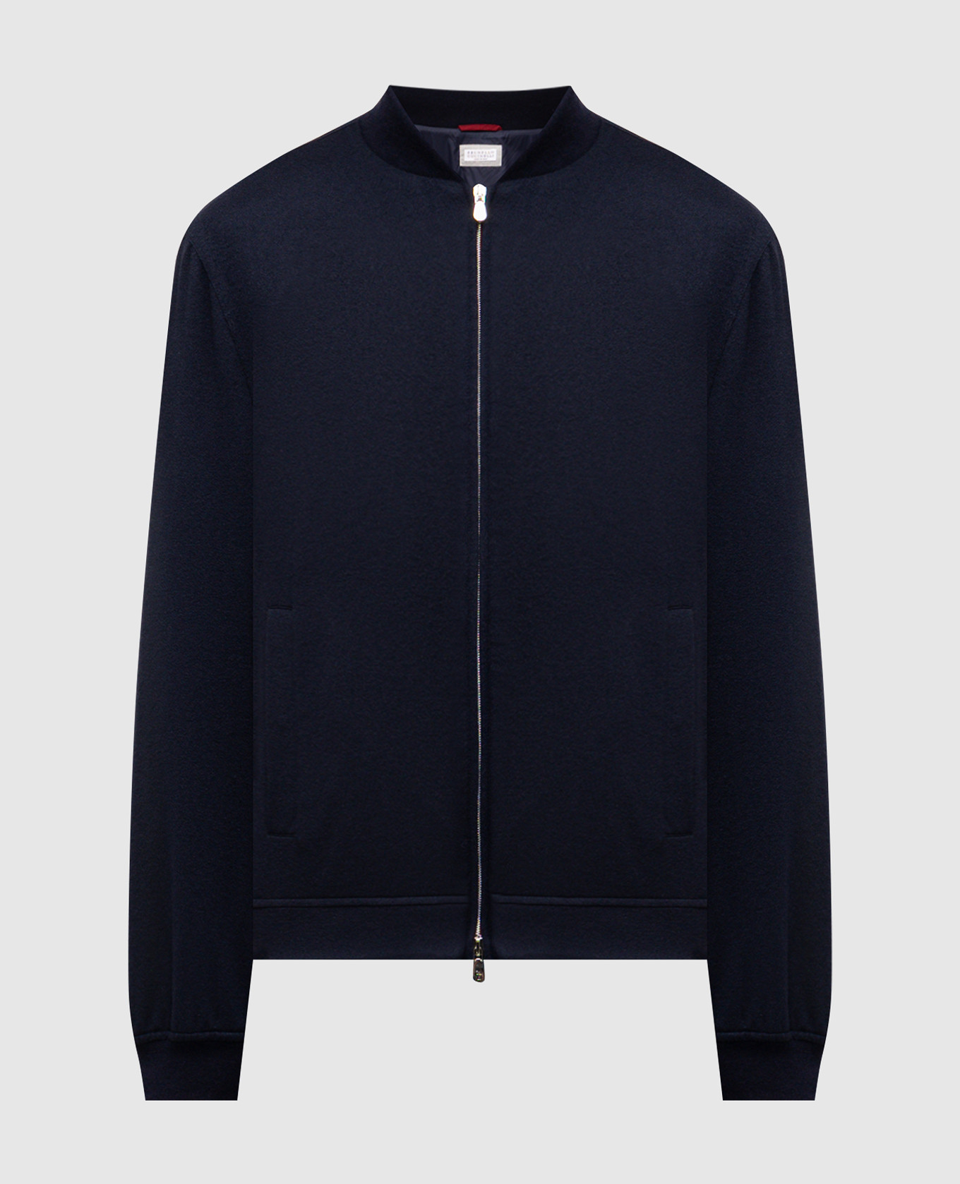 

Blue cashmere bomber jacket Brunello Cucinelli