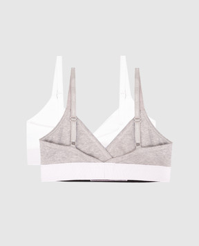 Versace Kids' logo bralette set 10187841A13344