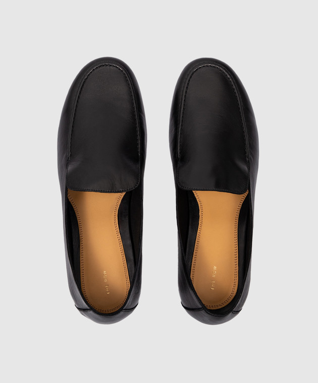 Mocassins The Row En Cuir Noir - Taille 38 - Neufs Avec Emballage D'origine