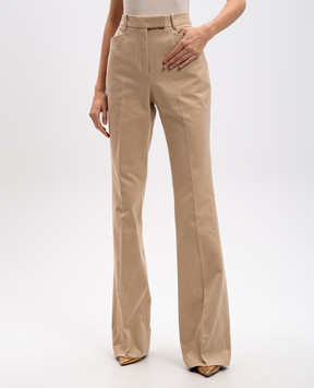 Tom Ford Beige flared pants PAW589FAX1316