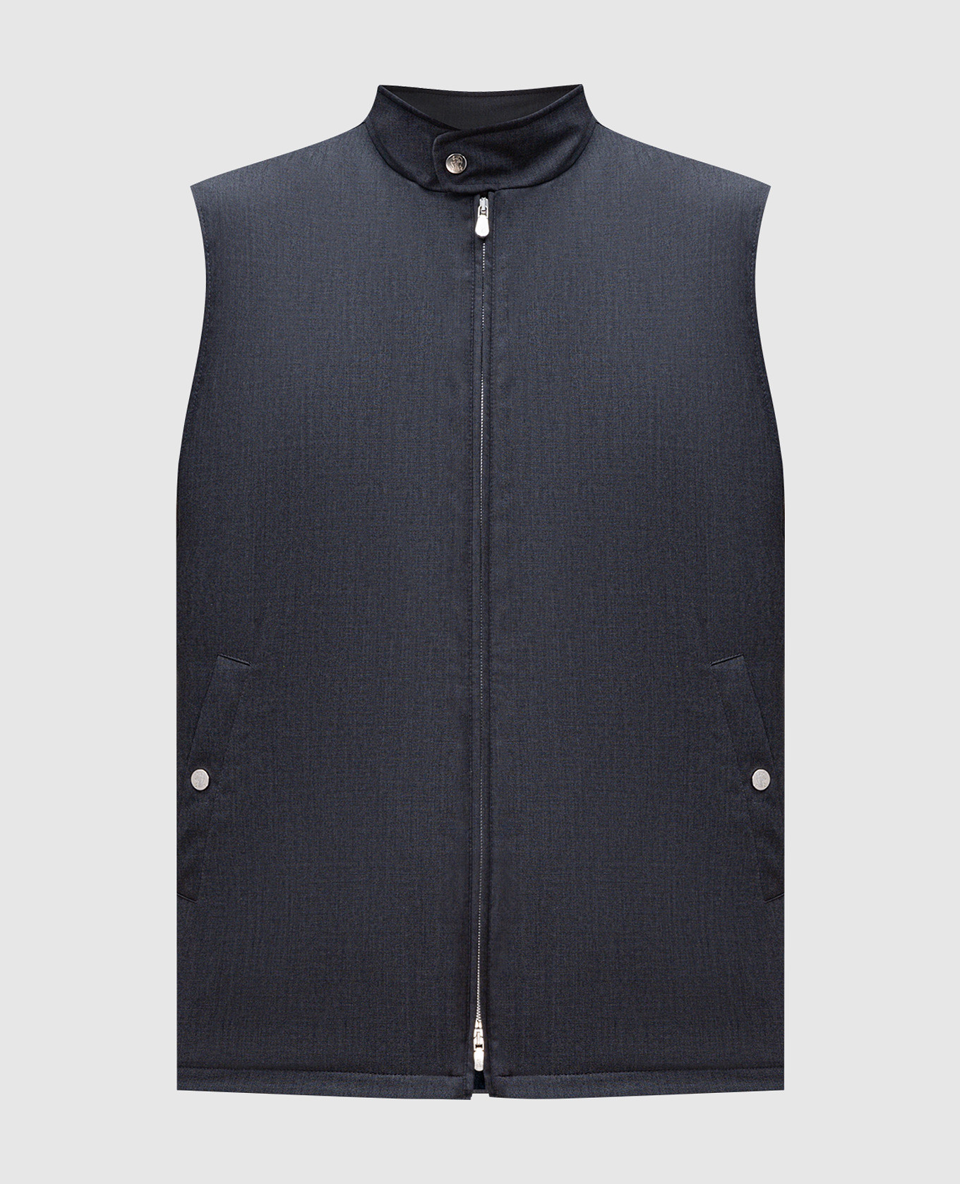 Gray wool vest Brunello Cucinelli