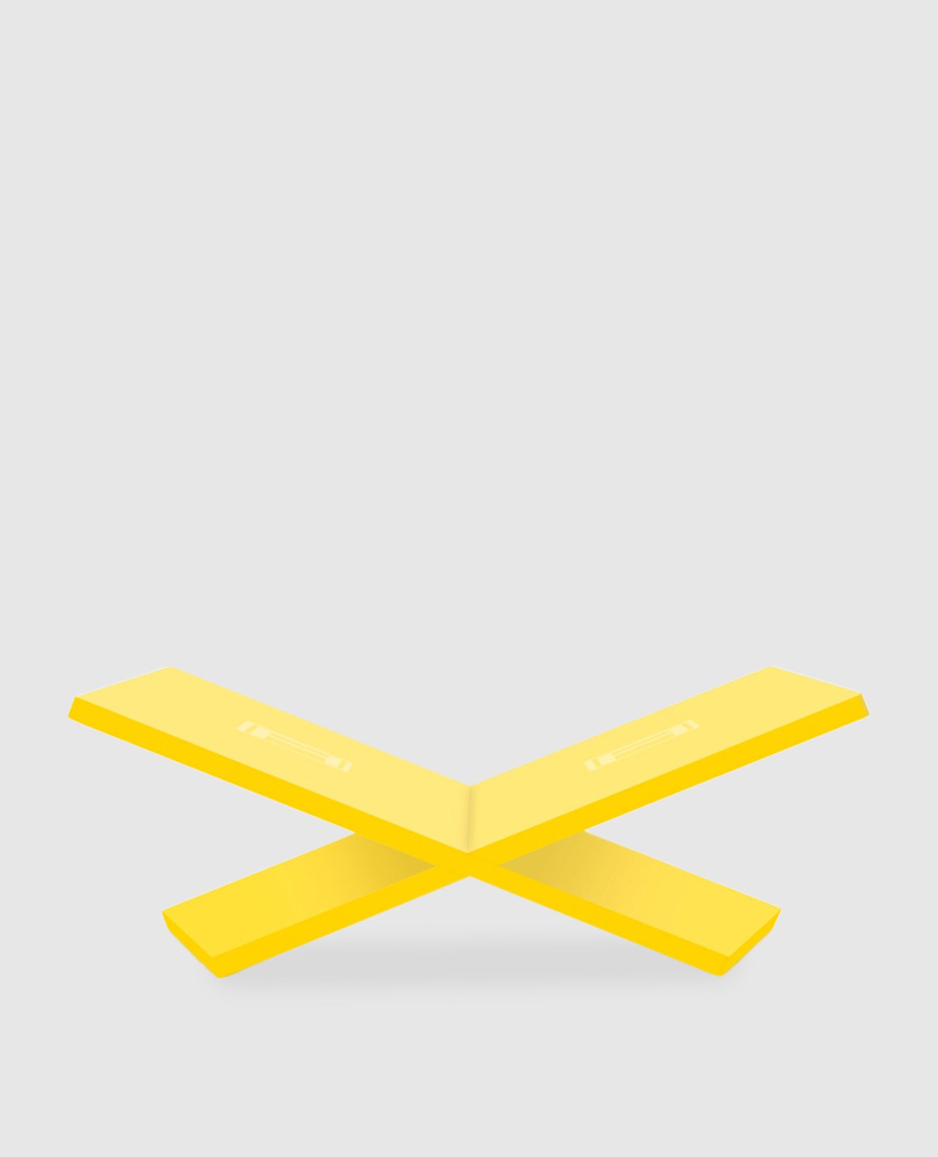 

Yellow book stand Assouline