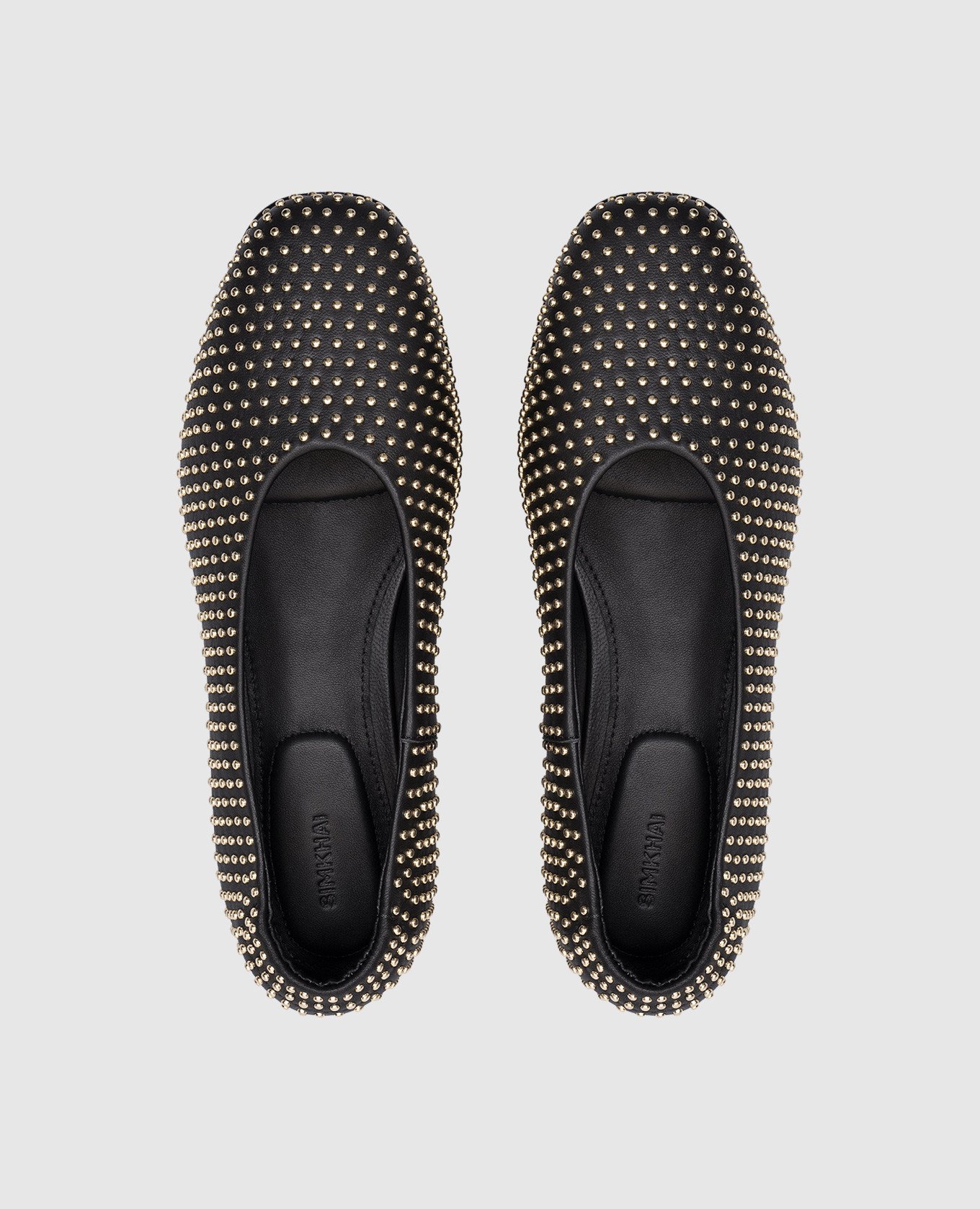 

Eden black leather ballet flats Simkhai