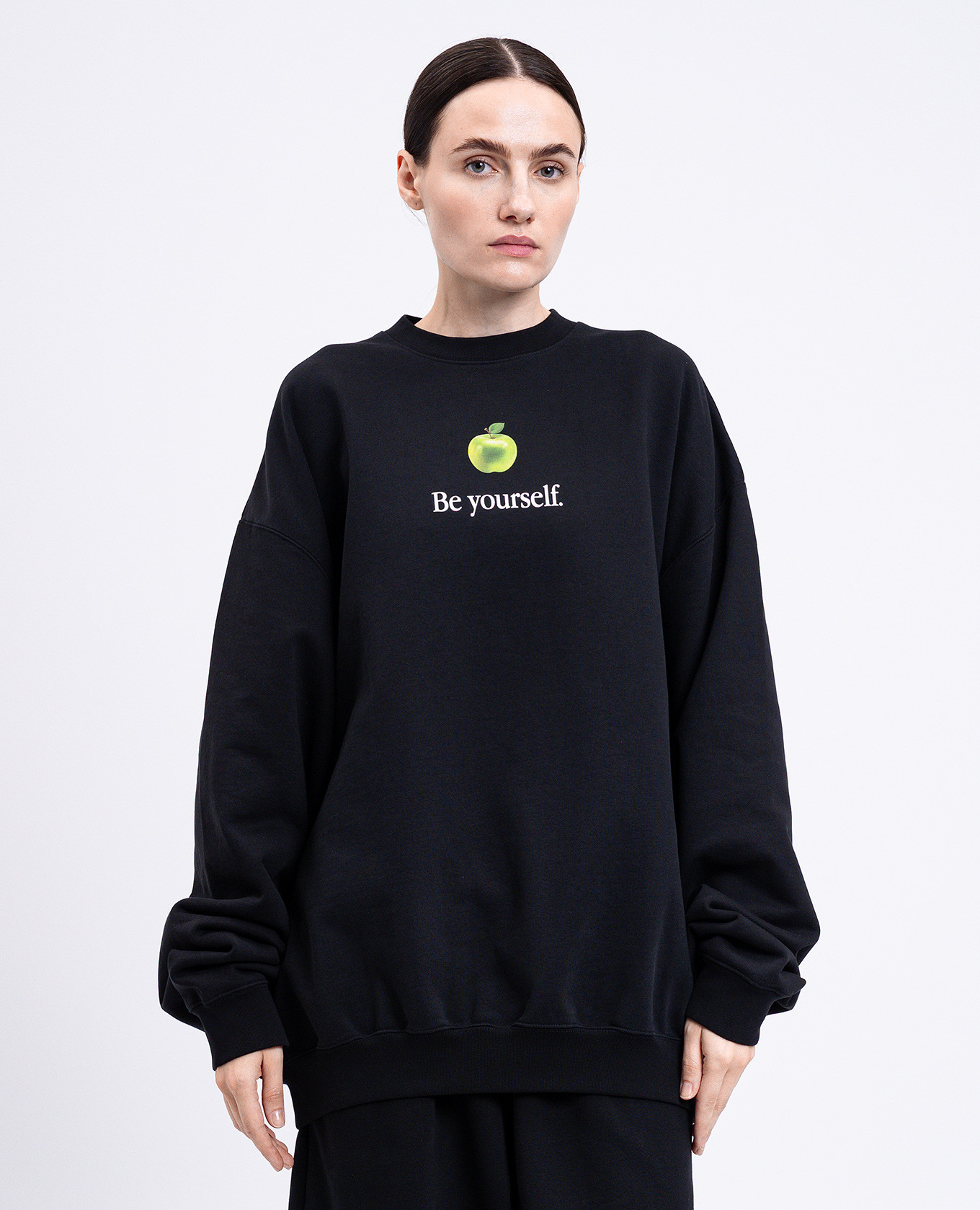 Black sweatshirt with print Vetements 3