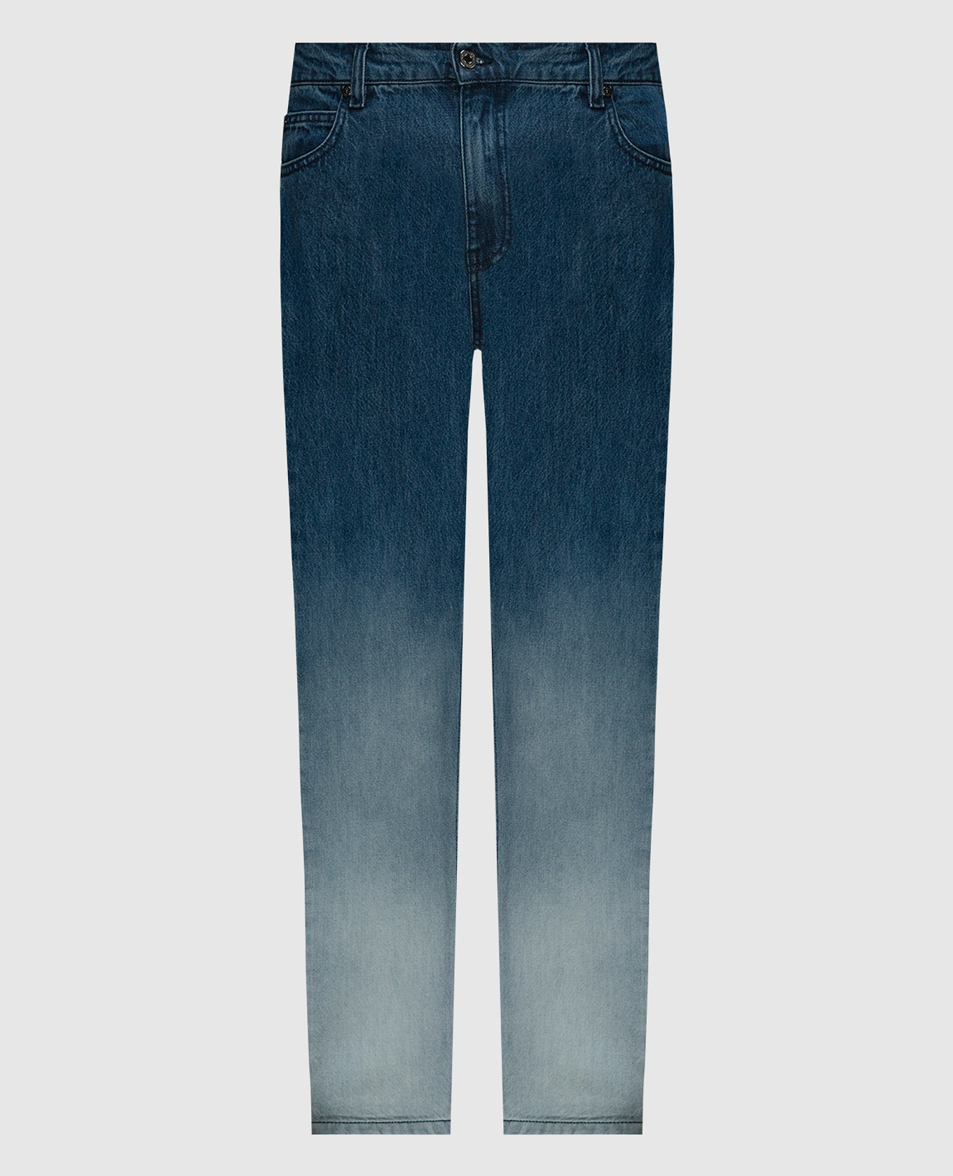 

Blue jeans with logo embroidery MSGM