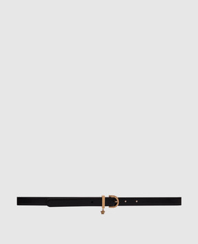 Versace Black leather belt with pendant 1014773DV3T