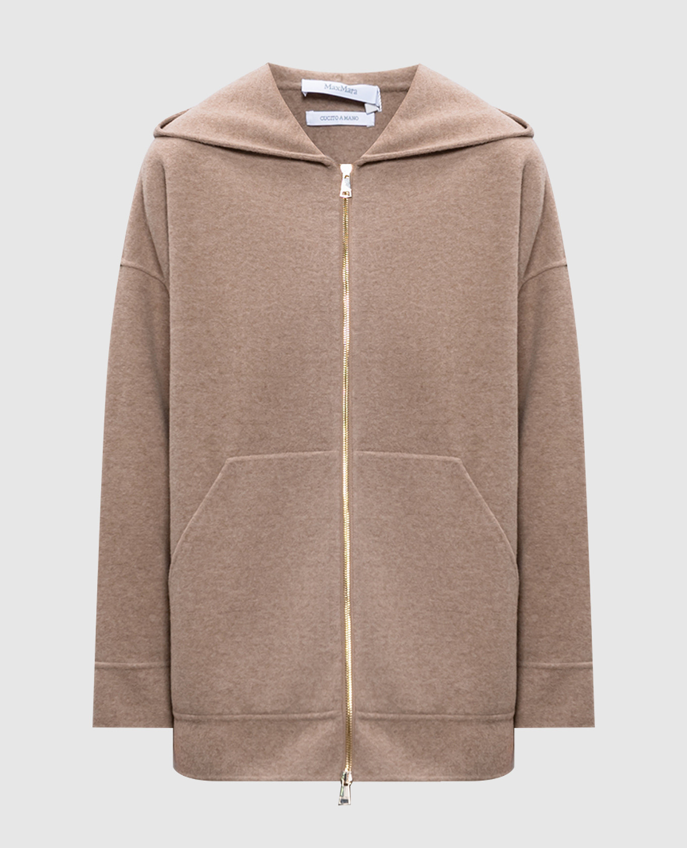 

SAIO beige sports jacket made of wool and cashmere Max Mara