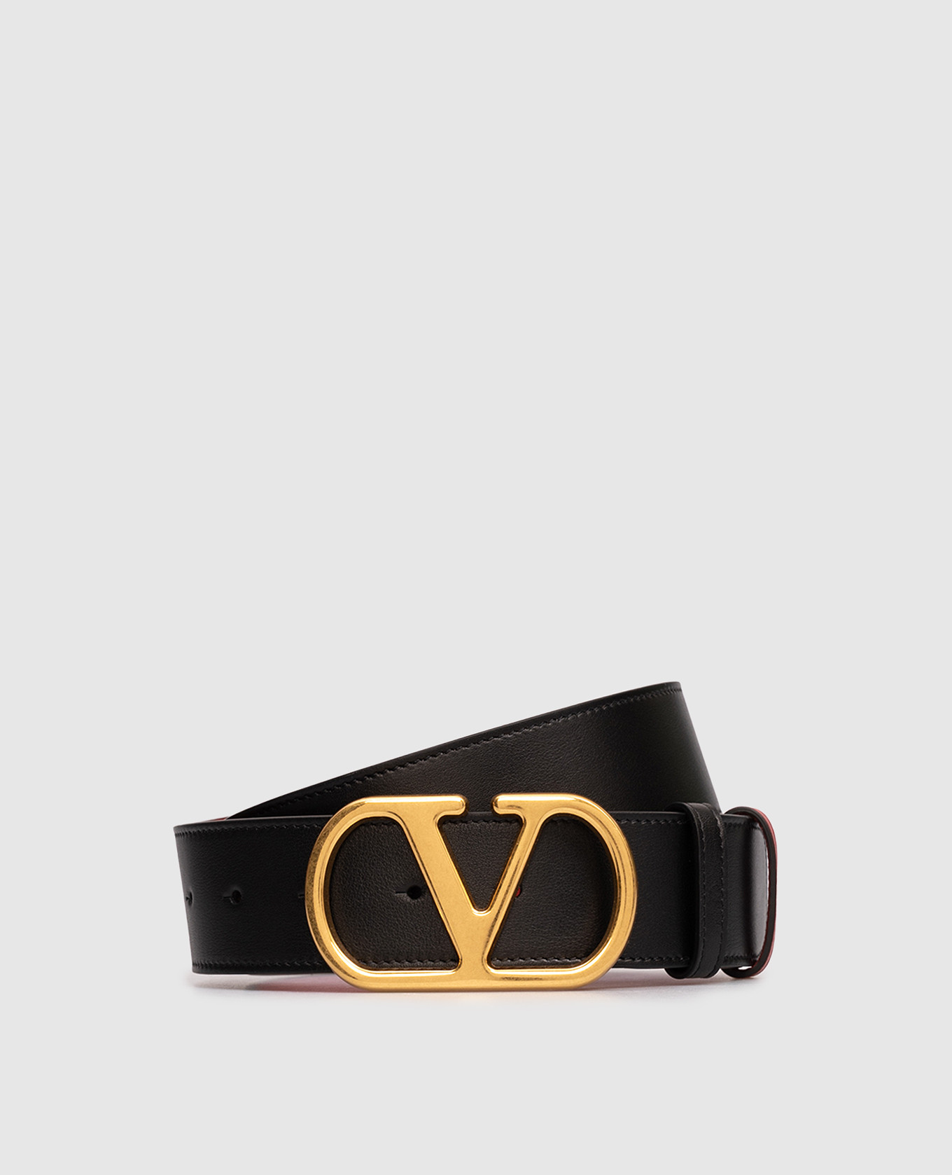 

Vlogo Signature Reversible Leather Belt Valentino, White