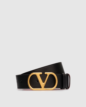 Valentino Vlogo Signature Reversible Leather Belt 7W2T0SQ4IYR