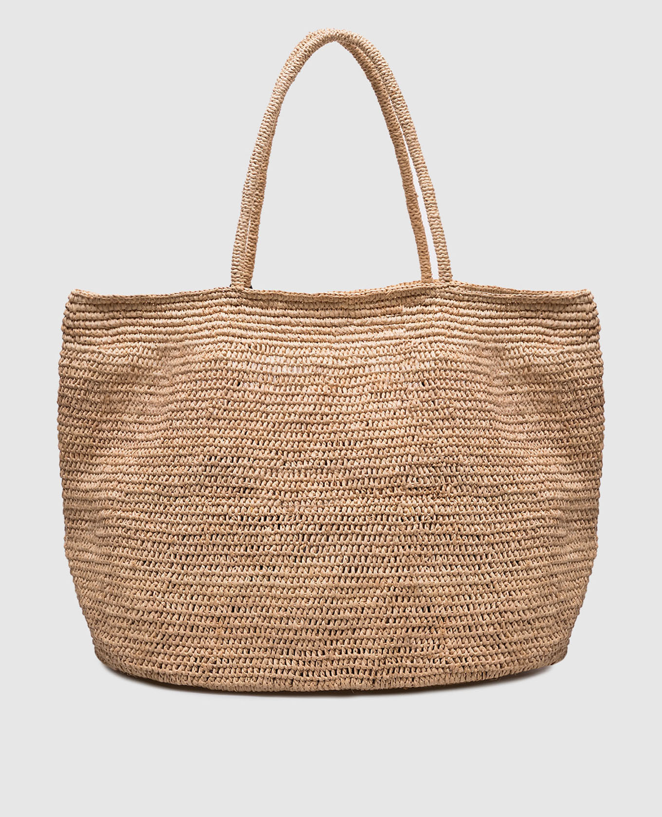 

Beige Oregon raffia tote bag The Row