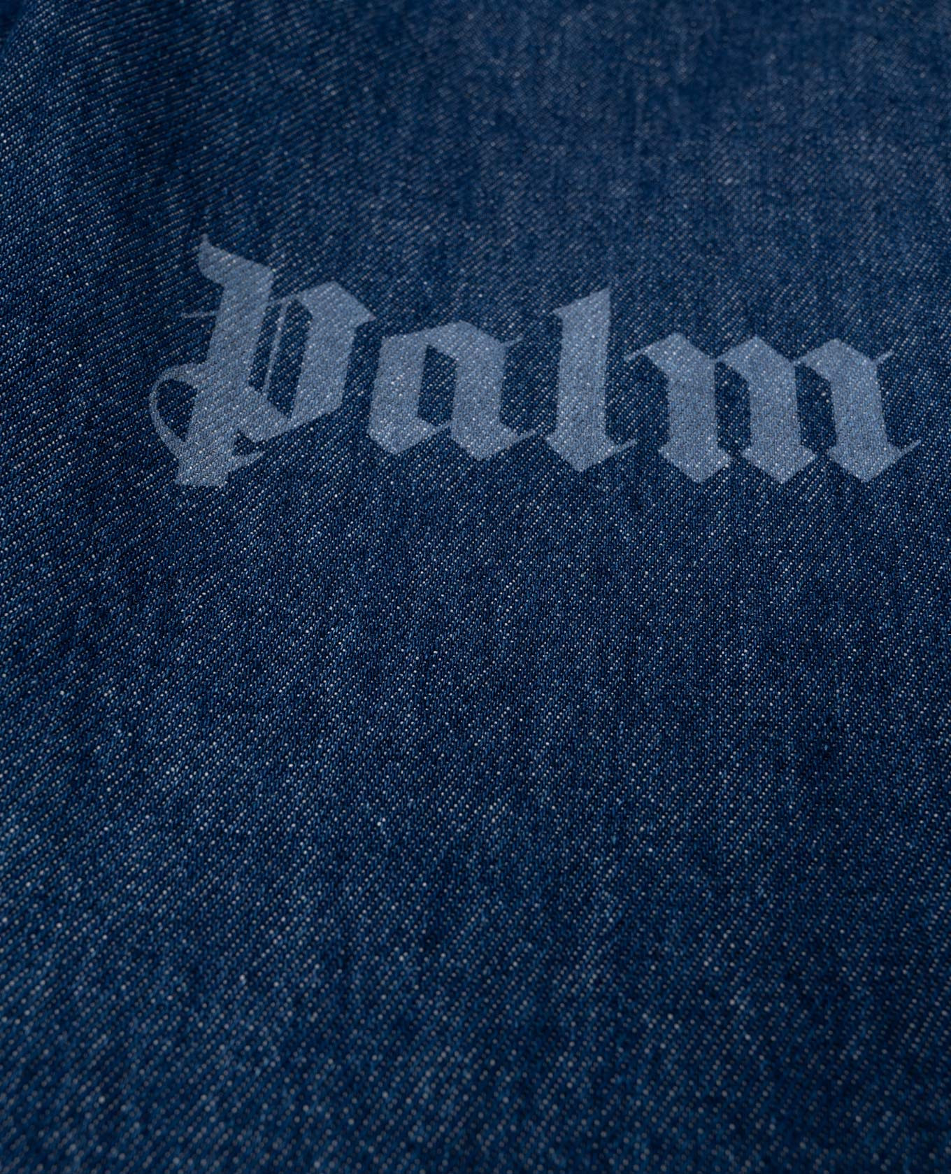 

Children's blue jeans with logo print Palm Angels