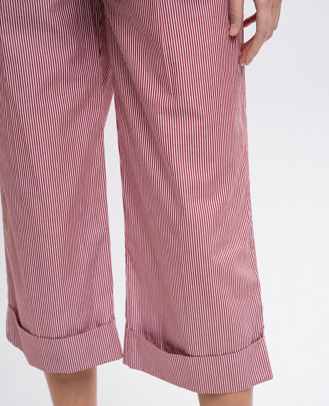 Red striped pants PAROSH 5