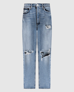 AGOLDE Blue jeans with holes 90'S A069I1206
