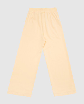Brunello Cucinelli Children's yellow sports pants BD869E634C