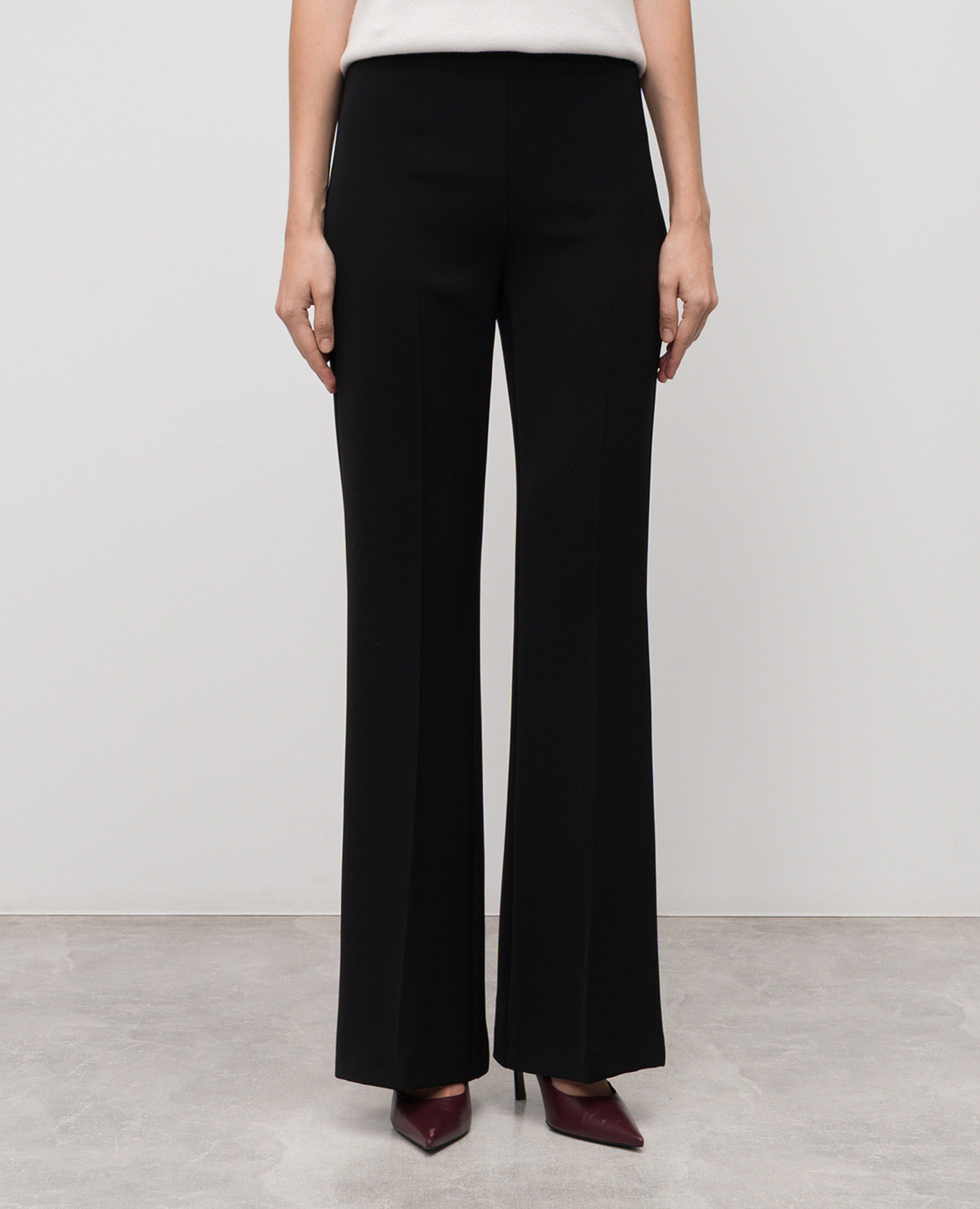 

Black flared pants with logo Twinset