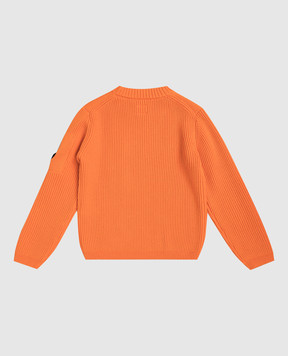 C.P. Company Children's orange sweater with logo CUW00HLHE7648