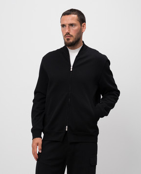 Brunello Cucinelli Black sports jacket with cashmere and silk MM8319072G