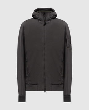 C.P. Company Green hooded jacket with logo MOW701A006097A