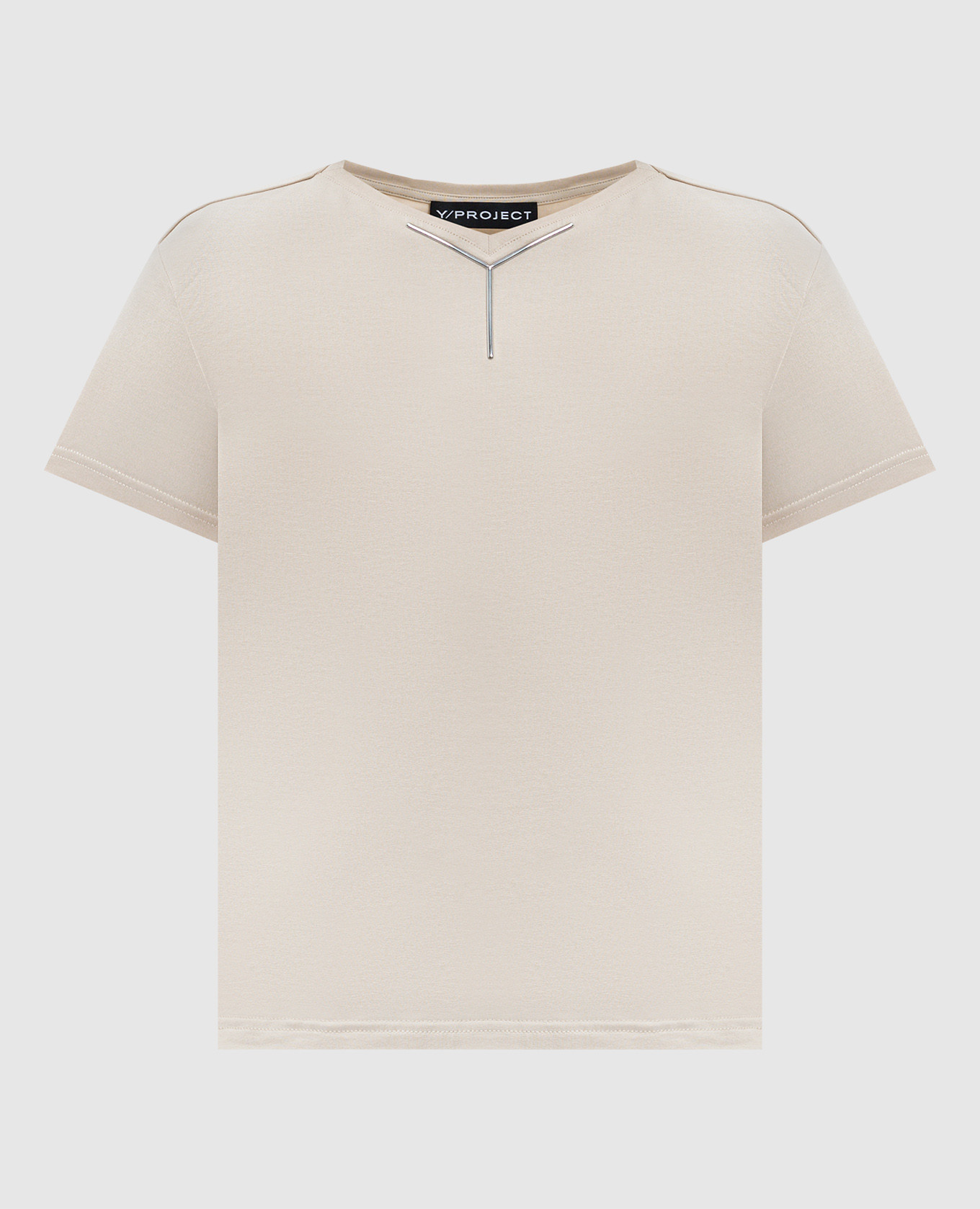 

Beige T-shirt Y Y Project