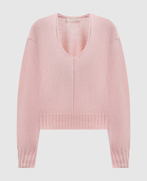 Twinset Pink cashmere and wool pullover 252TP3493