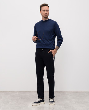 Doriani Cashmere Blue sweater made of wool, silk and cashmere 18000Z79