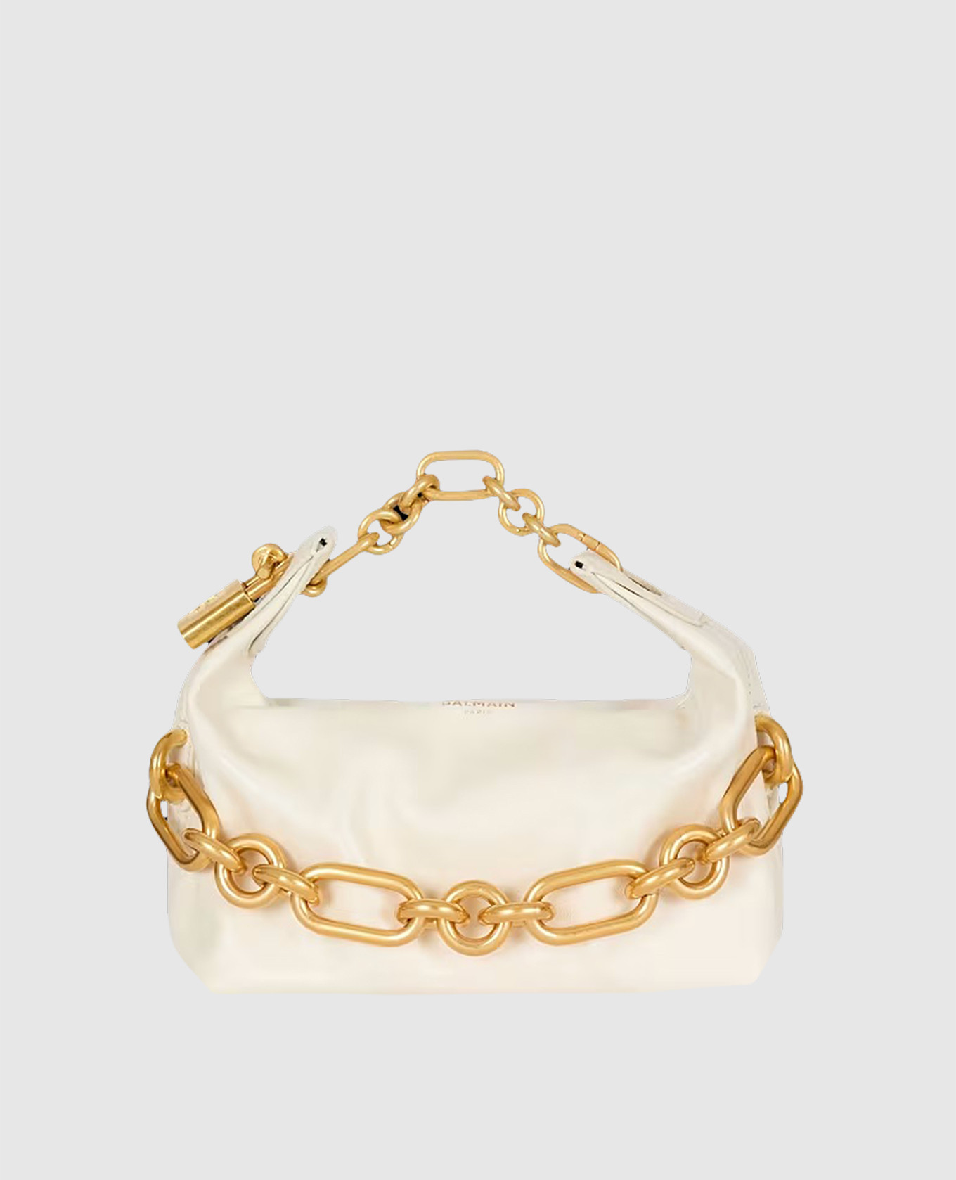 

White leather Sync bag Balmain