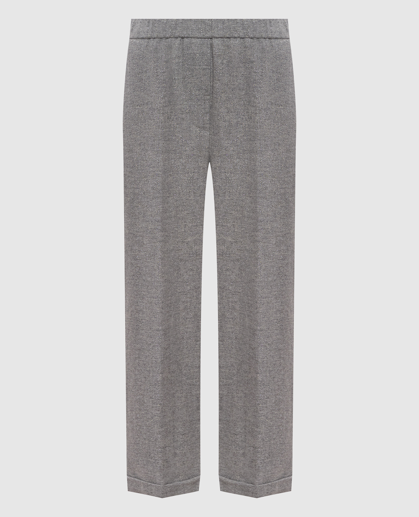 

Gray wool and cashmere pants with lurex Peserico, Grey