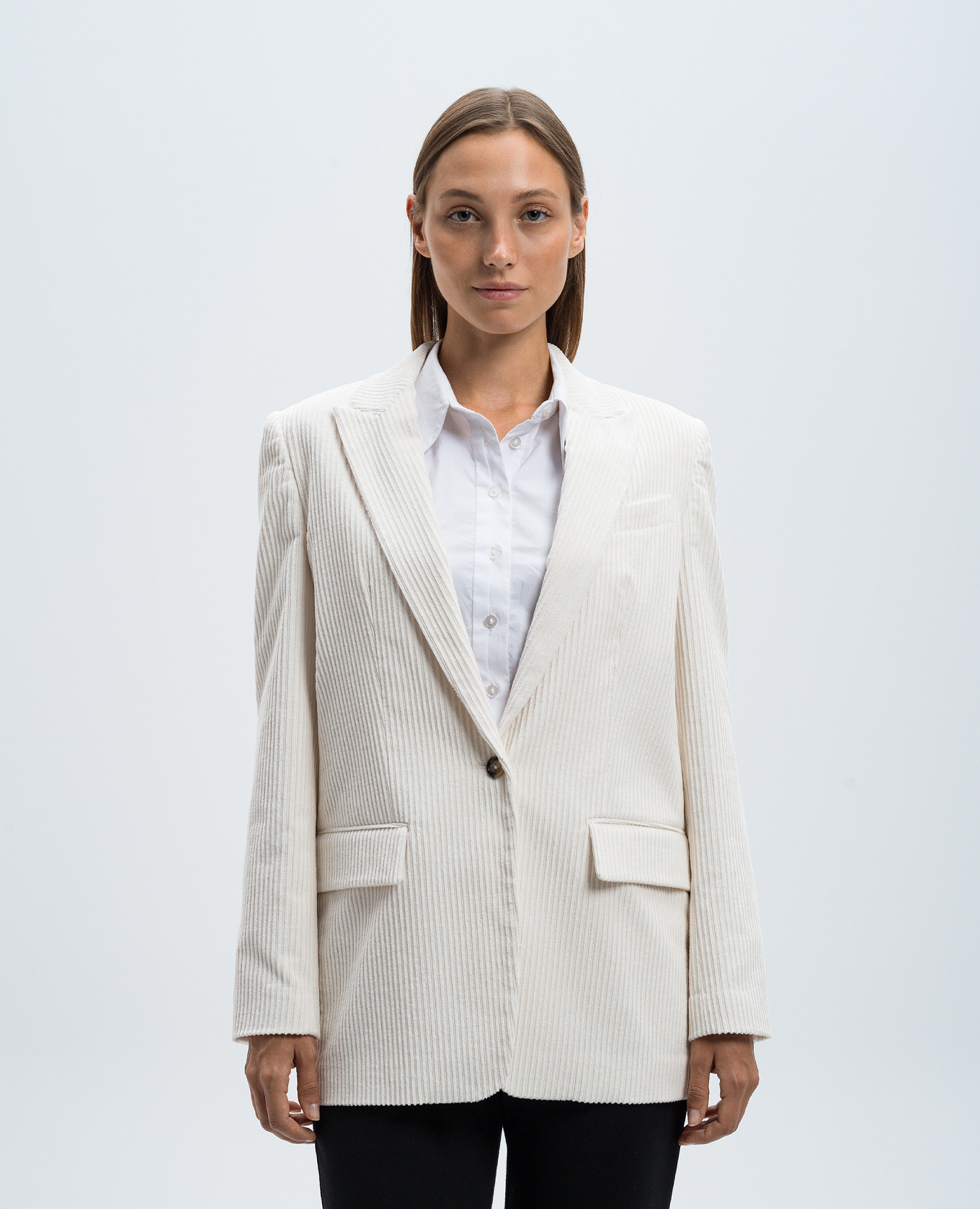 

White corduroy jacket Dondup