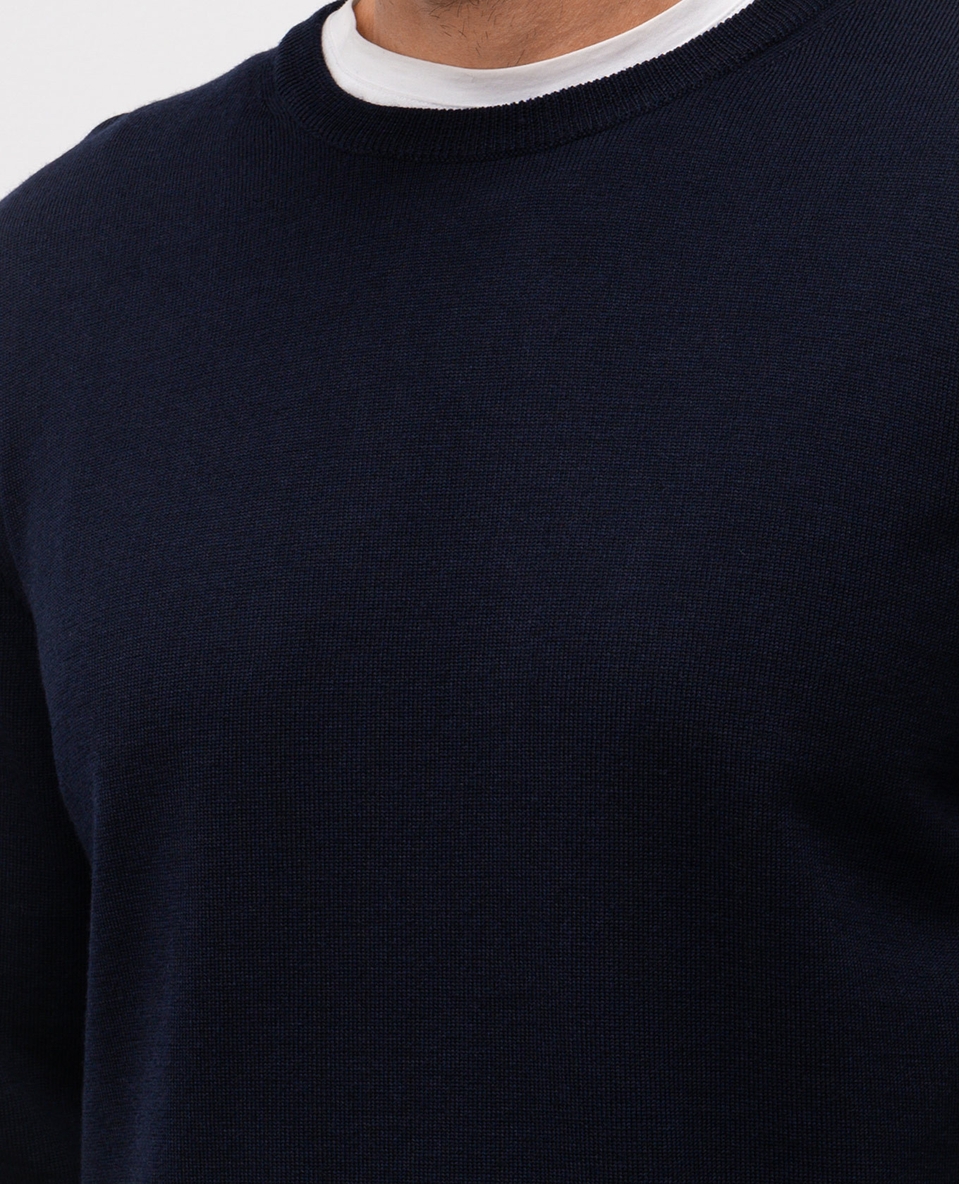 

Blue merino wool jumper Cashmere&Whiskey