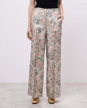 Momoni CANDEO silk flared pants 255MMOPA025255MO09