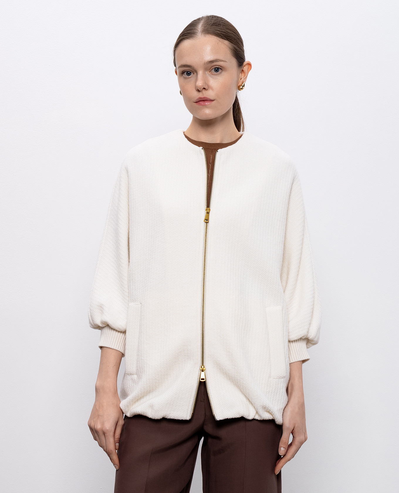 CIRINO white wool and cashmere jacket Max Mara 3
