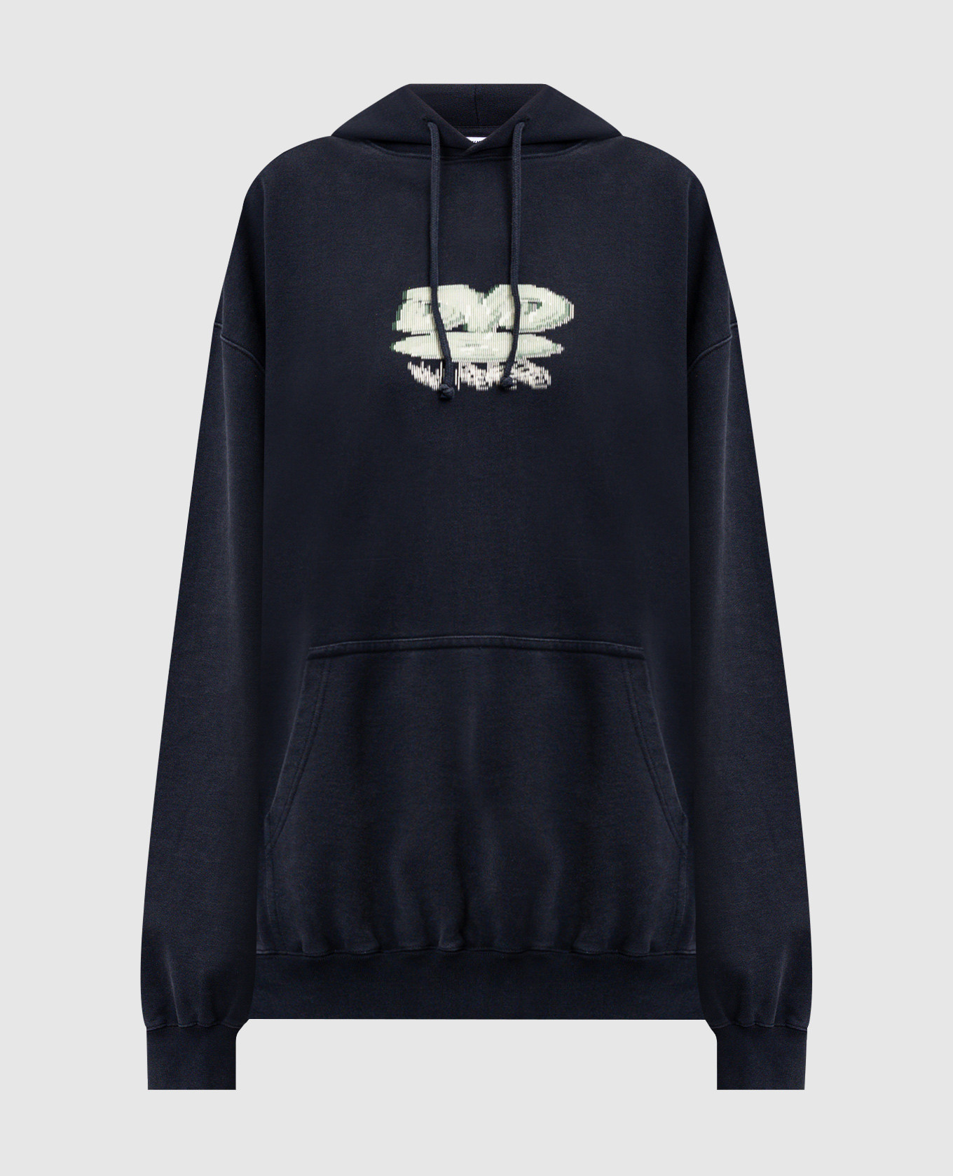 

Black hoodie with print Vetements