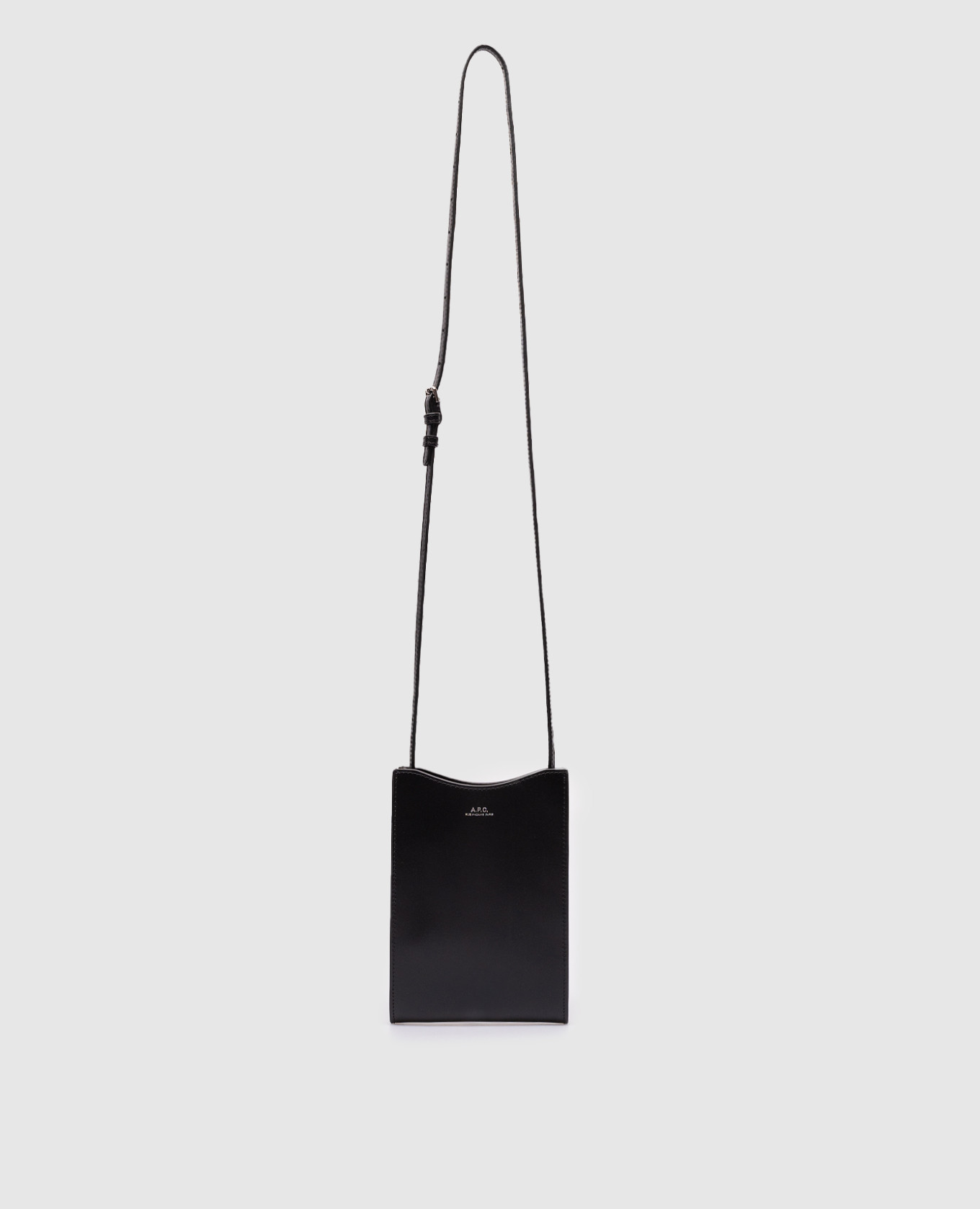 

JAMIE logo black leather bag A.P.C