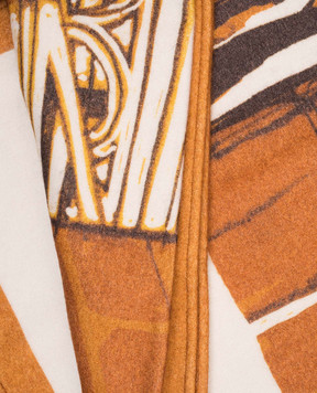 Stefano Ricci Florence cashmere orange plaid MWA44110FL7521