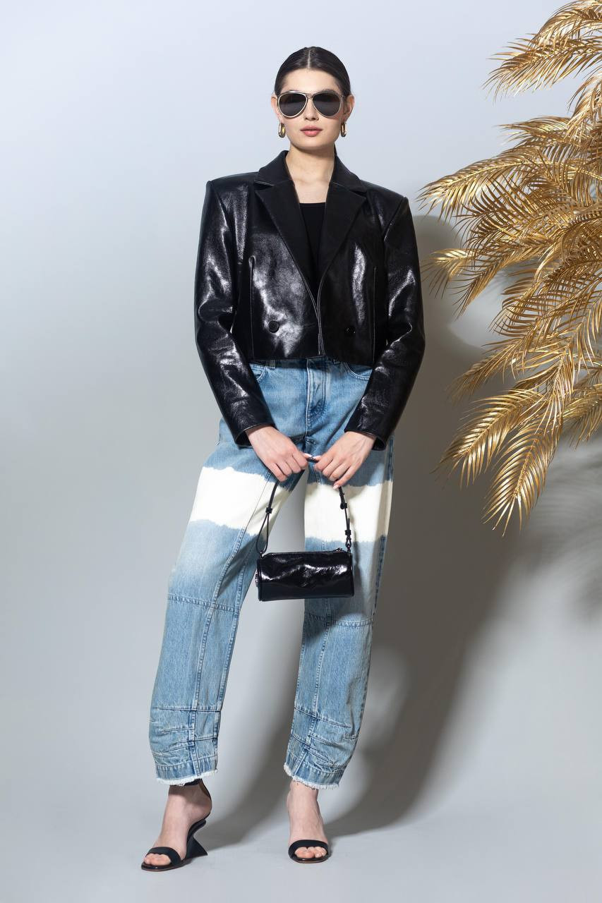 

Blue jeans with bleach effect Jil Sander, Light blue