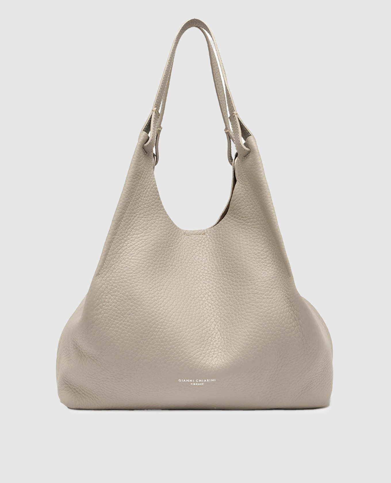 

Dua beige leather tote bag Gianni Chiarini