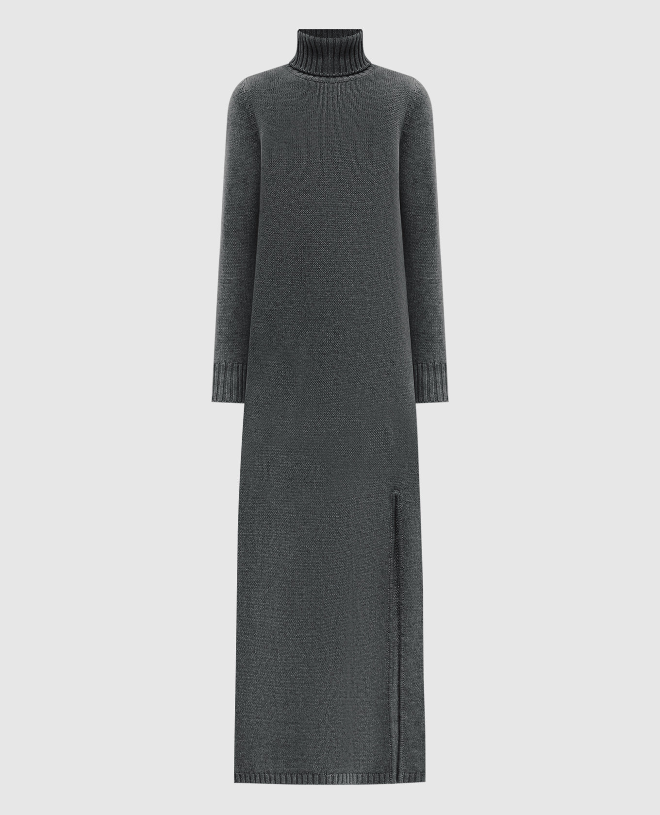 

Gray cashmere maxi dress Enrico Mandelli, Grey