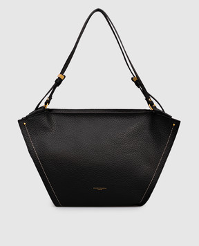 Gianni Chiarini Bloom black leather tote bag BS11797RNGDBLTU